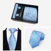 Accessories | Classic Men’s Artificial Silk Tie Sets Blue – Mens