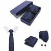 Accessories | Classic Men’s Modern Polyester Tie Sets (Set of 4) Blue – Mens