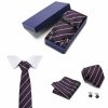 Accessories | Classic Men’s Modern Polyester Tie Sets (Set of 4) Blue – Mens