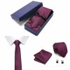 Accessories | Classic Men’s Modern Polyester Tie Sets (Set of 4) White – Mens