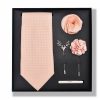 Accessories | Classic Men’s Modern Polyester Tie Sets (Set of 5) Pink – Mens