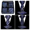 Accessories | Classic Men’s Modern Polyester Tie Sets (Set of 6) Blue – Mens