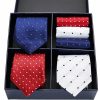 Accessories | Classic Men’s Modern Polyester Tie Sets (Set of 6) White – Mens