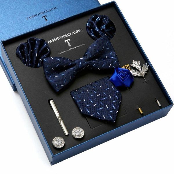 Accessories | Classic Men’s Rayon Tie Sets Royal Blue – Mens