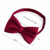 Accessories | JJ’s House Charmeuse Bow Tie Burgundy – Mens