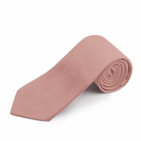 Accessories | JJ’s House Satin Wide Tie Dusty Rose – Mens