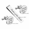 Accessories | Personalized Modern Alloy Tie Silver – Mens