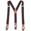 Accessories | Solid Color Elastic band Suspenders Royal Blue – Mens