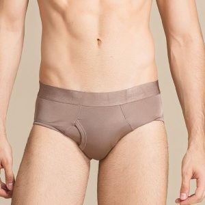 Accessories | Solid Color Silk Men’s underwear Coffee – Mens