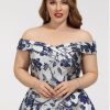 Birthday | A-line Off the Shoulder Asymmetrical Satin Cocktail Dress With Flower As Picture – Womens