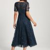 Birthday | A-line Scoop Asymmetrical Sequin Lace Cocktail Dress With Sequins Dark Navy – Womens