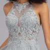 Birthday | A-line Scoop Knee-Length Lace Chiffon Cocktail Dress With Sequins As Picture – Womens