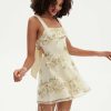 Birthday | A-line Square Mini Lace Homecoming Dress With Sequins Ivory – Womens