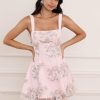 Birthday | A-line Square Mini Lace Homecoming Dress With Sequins Ivory – Womens