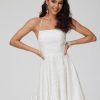 Birthday | A-line Square Short Lace Homecoming Dress Ivory – Womens