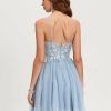 Birthday | A-line V-Neck Short Tulle Homecoming Dress As Picture – Womens