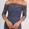 Birthday | Trumpet/Mermaid Off the Shoulder Asymmetrical Chiffon Cocktail Dress With Sequins Stormy – Womens