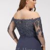 Birthday | Trumpet/Mermaid Off the Shoulder Asymmetrical Chiffon Cocktail Dress With Sequins Stormy – Womens