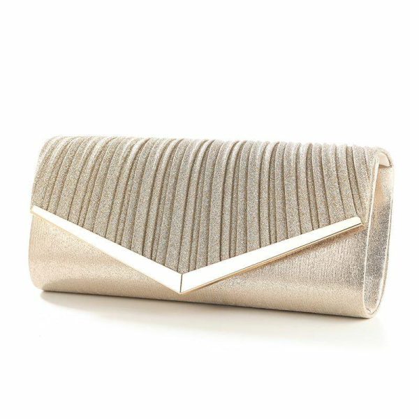 Clutches | Attractive/Vintage Clutch Bags Champagne – Womens