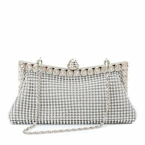 Clutches | Beading/Crystal/ Rhinestone Gorgeous Clutch Bags Silver – Womens