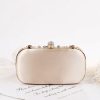 Clutches | Beading/Rhinestone Refined/Rhinestone Style Clutches & Evening Bags Champagne – Womens