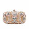 Clutches | Beading/Rhinestone Refined/Rhinestone Style Clutches & Evening Bags Champagne – Womens