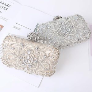 Clutches | Beading/Rhinestone Rhinestone Style Clutches & Evening Bags As Picture – Womens