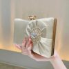 Clutches | Bowknot Clutch Bags/Clutches & Evening Bags Beige – Womens