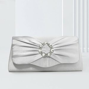 Clutches | Charming/Delicate/Gorgeous/Shining Clutches & Evening Bags Silver – Womens