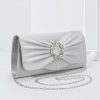 Clutches | Charming/Delicate/Gorgeous/Shining Clutches & Evening Bags Silver – Womens