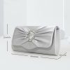 Clutches | Charming/Delicate/Gorgeous/Shining Clutches & Evening Bags Silver – Womens