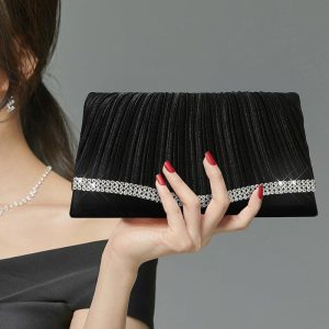 Clutches | Charming/Refined Clutch Bags Black – Womens