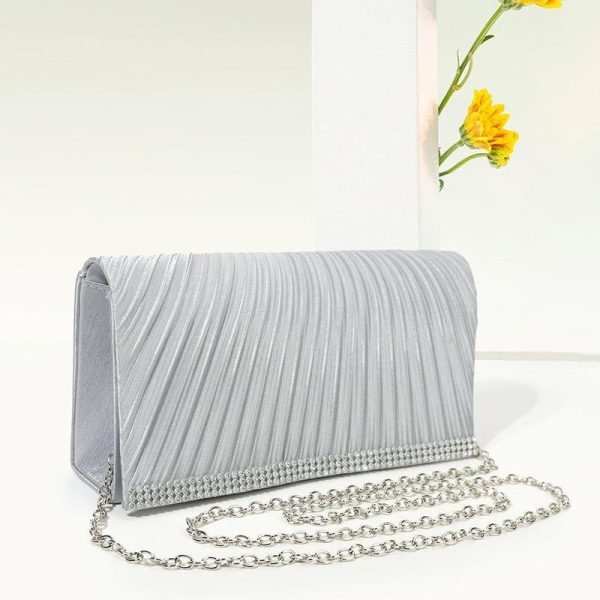 Clutches | Charming/Refined Clutch Bags Silver – Womens