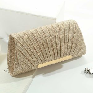 Clutches | Classical/Delicate/Gorgeous/Shining Clutches & Evening Bags Champagne – Womens