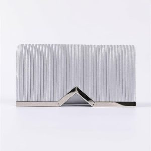 Clutches | Classical/Delicate/Gorgeous/Shining Clutches & Evening Bags Silver – Womens