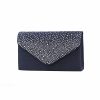 Clutches | Crystal/ Rhinestone Envelope Clutch Bags Silver – Womens