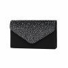 Clutches | Crystal/ Rhinestone Envelope Clutch Bags Silver – Womens