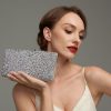 Clutches | Crystal/ Rhinestone Shining Clutch Bags Silver – Womens