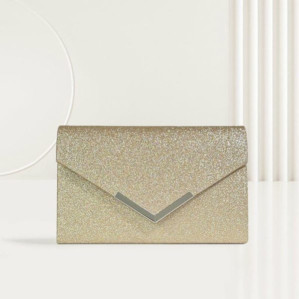 Clutches | Delicate/Pretty/Shining/Unique Clutch Bags Gold – Womens