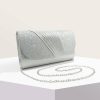 Clutches | Delicate/Pretty/Shining/Unique Clutch Bags Silver – Womens