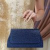 Clutches | Delicate/Pretty/Shining/Unique Handbags Dark Navy – Womens