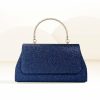 Clutches | Delicate/Pretty/Shining/Unique Handbags Dark Navy – Womens