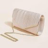 Clutches | Elegant/Charming/Pretty/Refined Clutch Bags Champagne – Womens