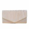 Clutches | Elegant/Charming/Pretty/Refined Clutch Bags Champagne – Womens