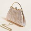 Clutches | Elegant/Charming/Pretty/Refined Handbags Champagne – Womens