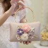 Clutches | Flower Elegant/Charming/Pretty/Refined Handbags Green – Womens