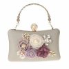 Clutches | Flower Elegant/Charming/Pretty/Refined Handbags Green – Womens