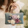 Clutches | Flower Elegant/Charming/Pretty/Refined Handbags Green – Womens