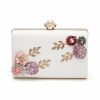 Clutches | Flower/Imitation Pearl Unique Clutch Bags White – Womens