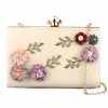 Clutches | Flower/Imitation Pearl Unique Clutch Bags White – Womens